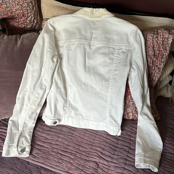 🤍KUT White Stretch Denim Jacket - Picture 7 of 8